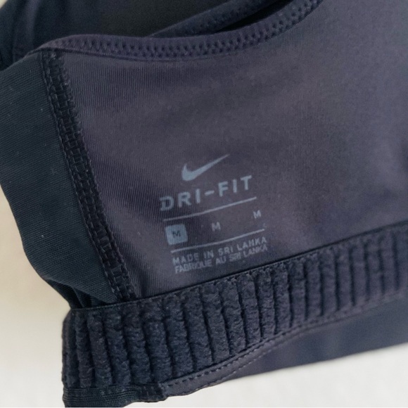 NIKE Dri-FIT Shape Bra Women Medium Black - Picture 8 of 9